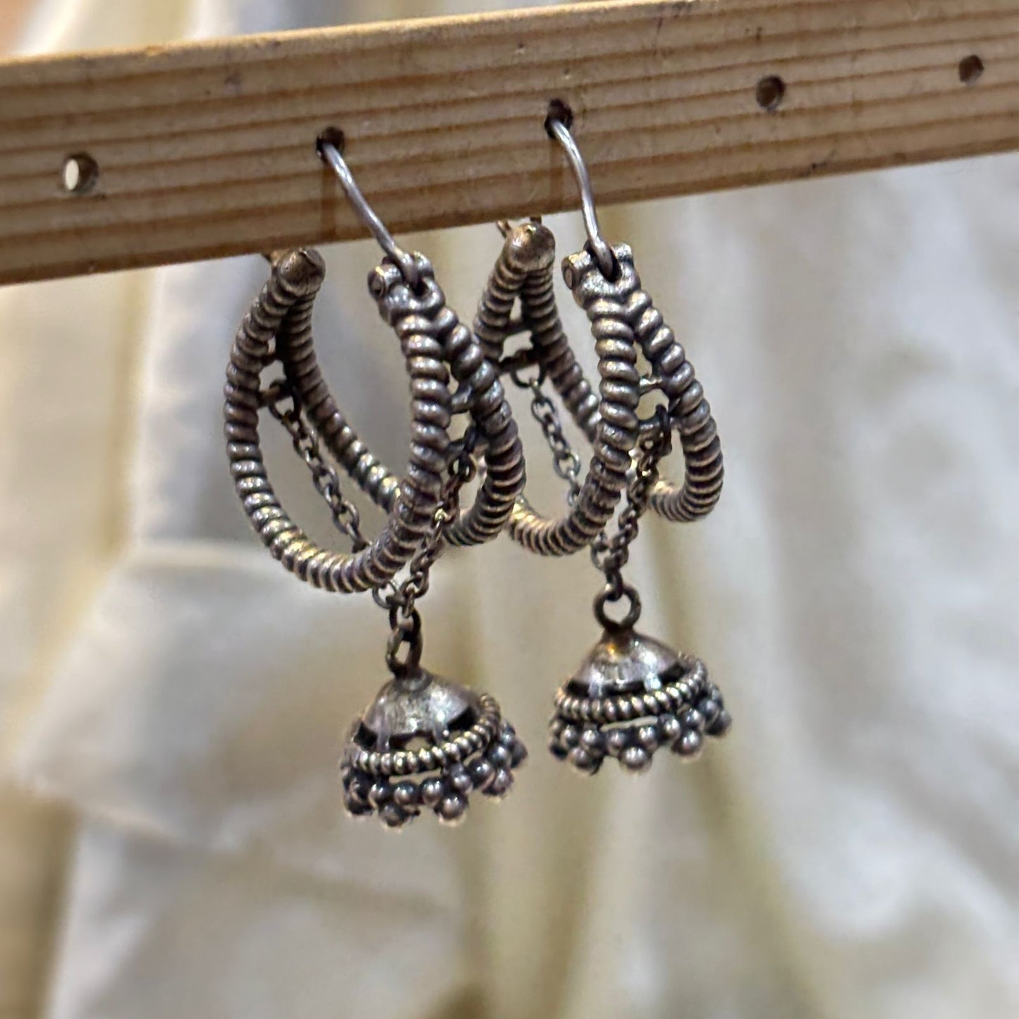 German Silver Latkan Earring