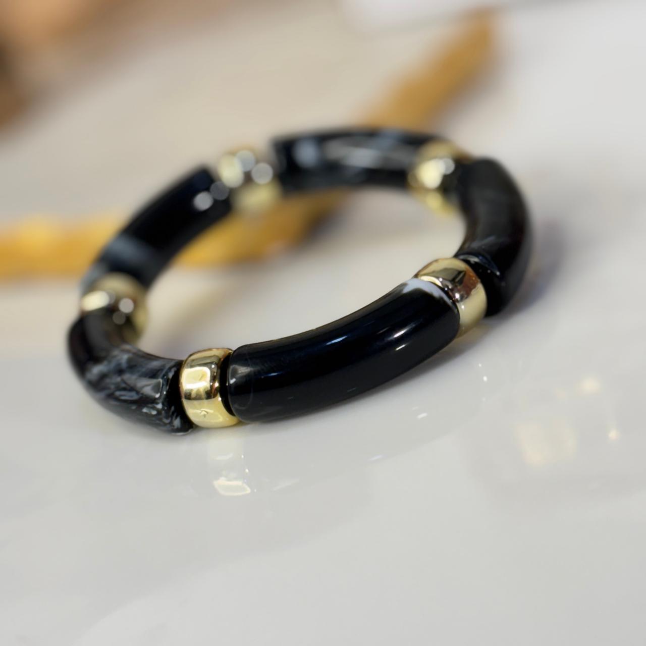 Ash Stretachable Resin Bracelet
