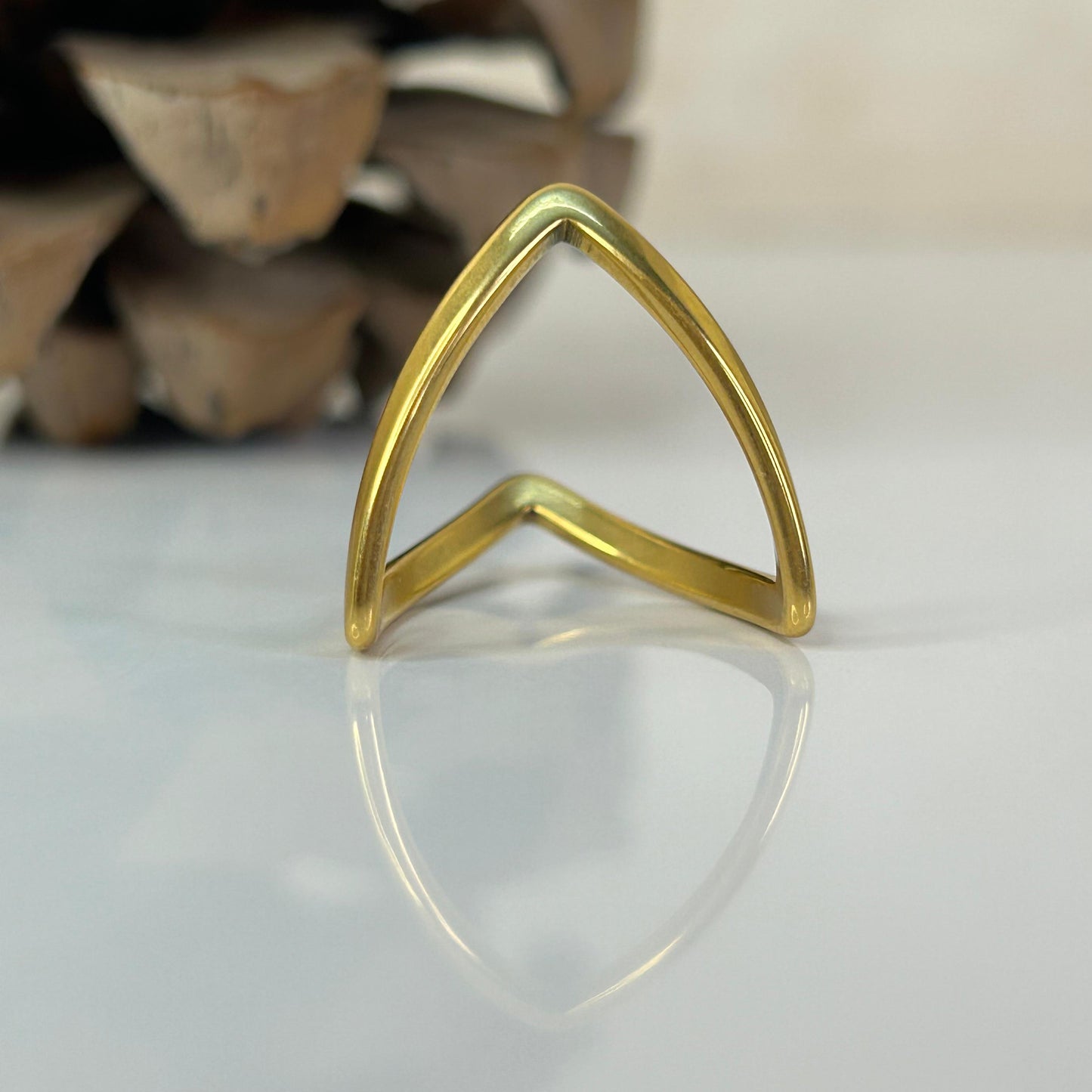 V Vanki Plain Ring
