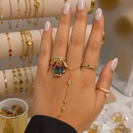 Travel Blogger Charm Ring