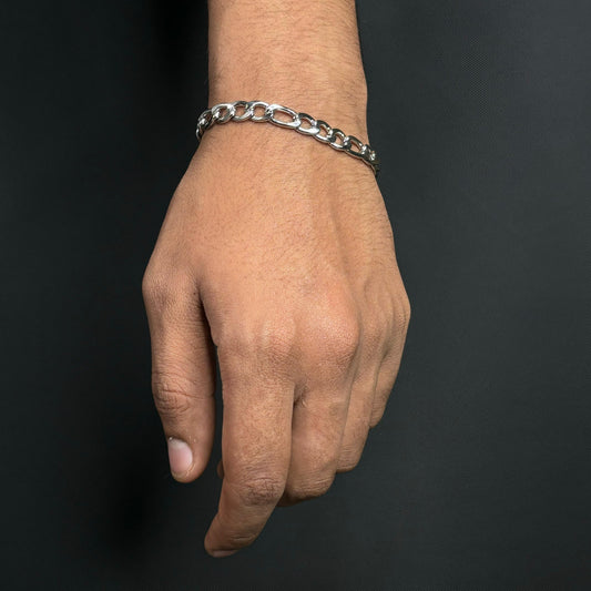 Cuban Link SIlver SST Men's Chain Bracelet