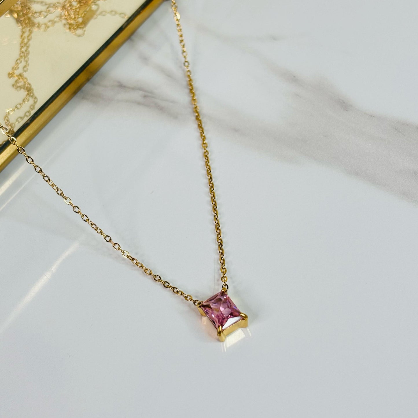 Pink Luke Necklace