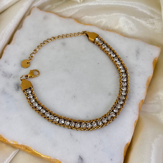 Selene Gold Chain Bracelet