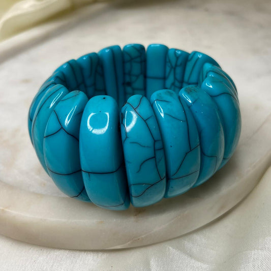 Stretchable Resin Chunky Bracelets