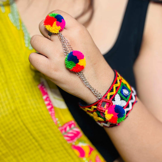 Phooli Adjustable Oxidise Bracelet