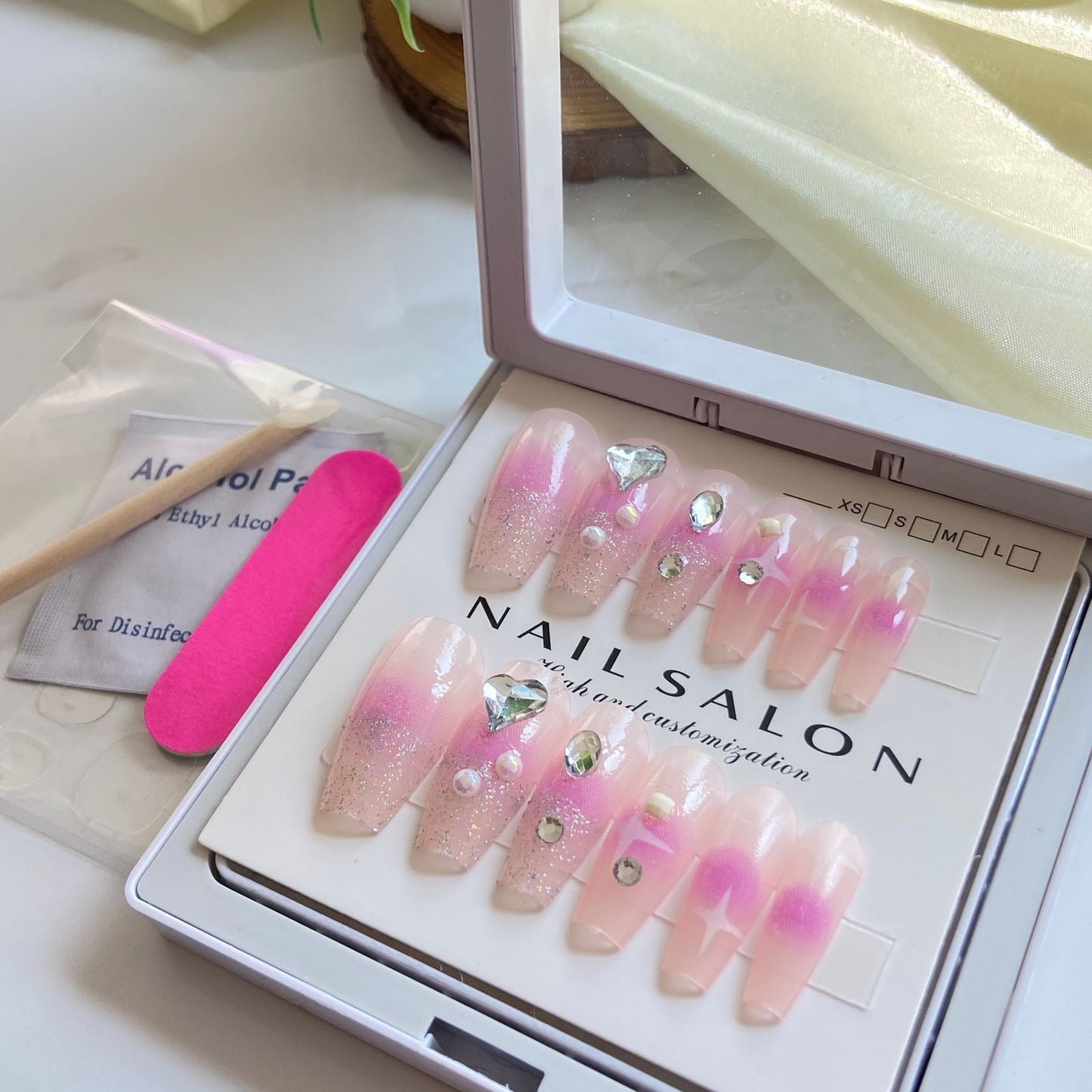 Salon Gel Stick On nails 14