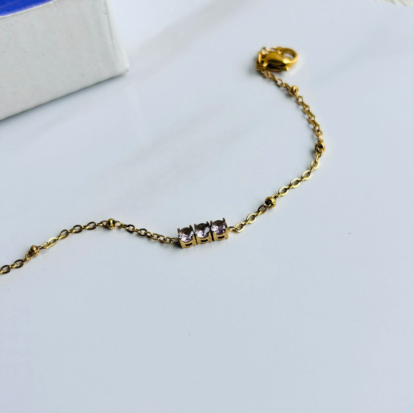 Eden Pink Minimal Bracelet