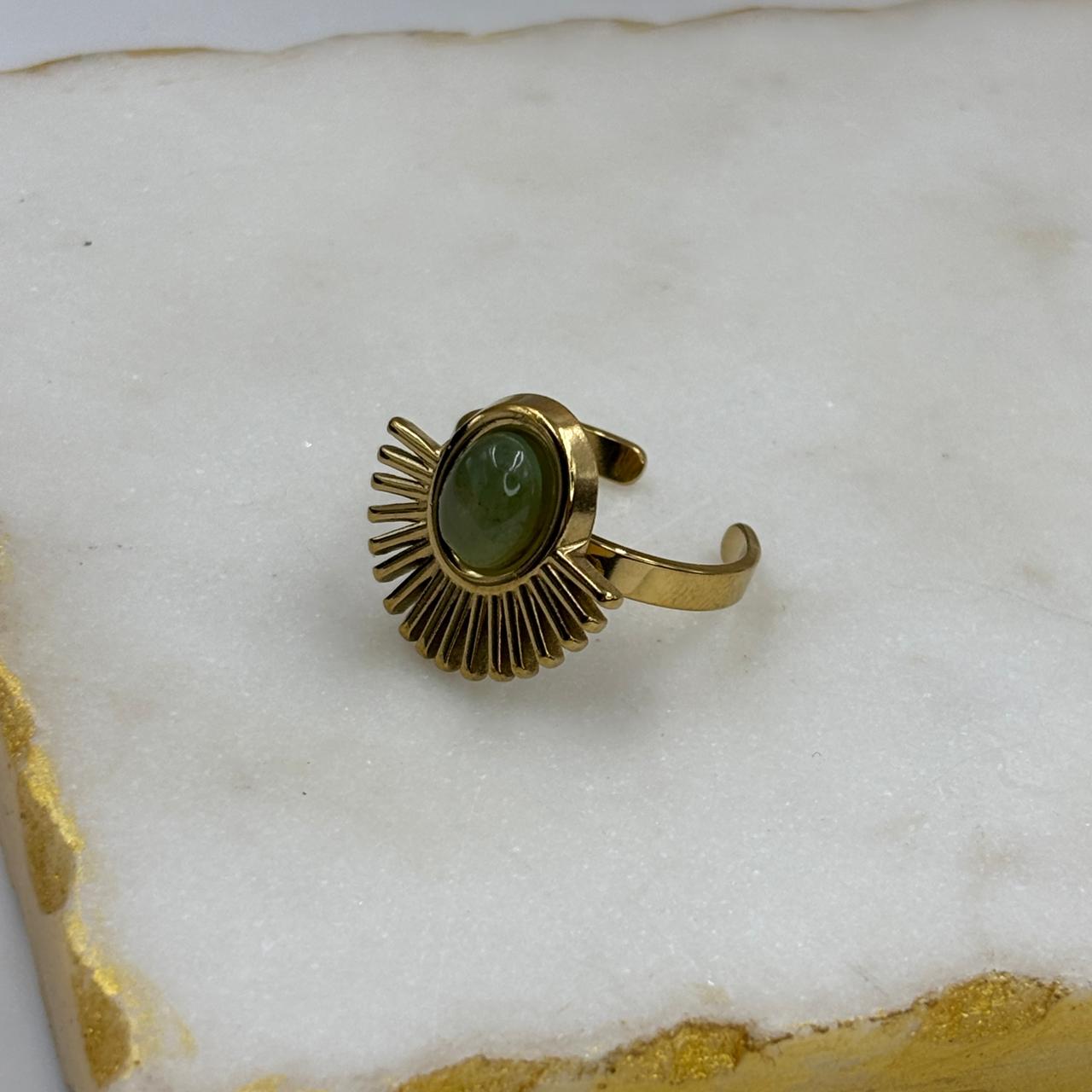 Olive Ray Ring