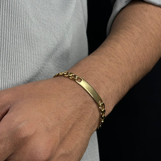 Raven Gold Men's Chain Bracelet