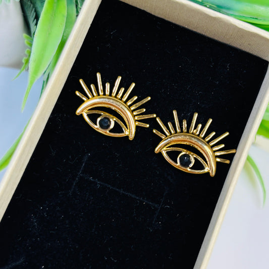 Evil Eye Mini Stud Earrings