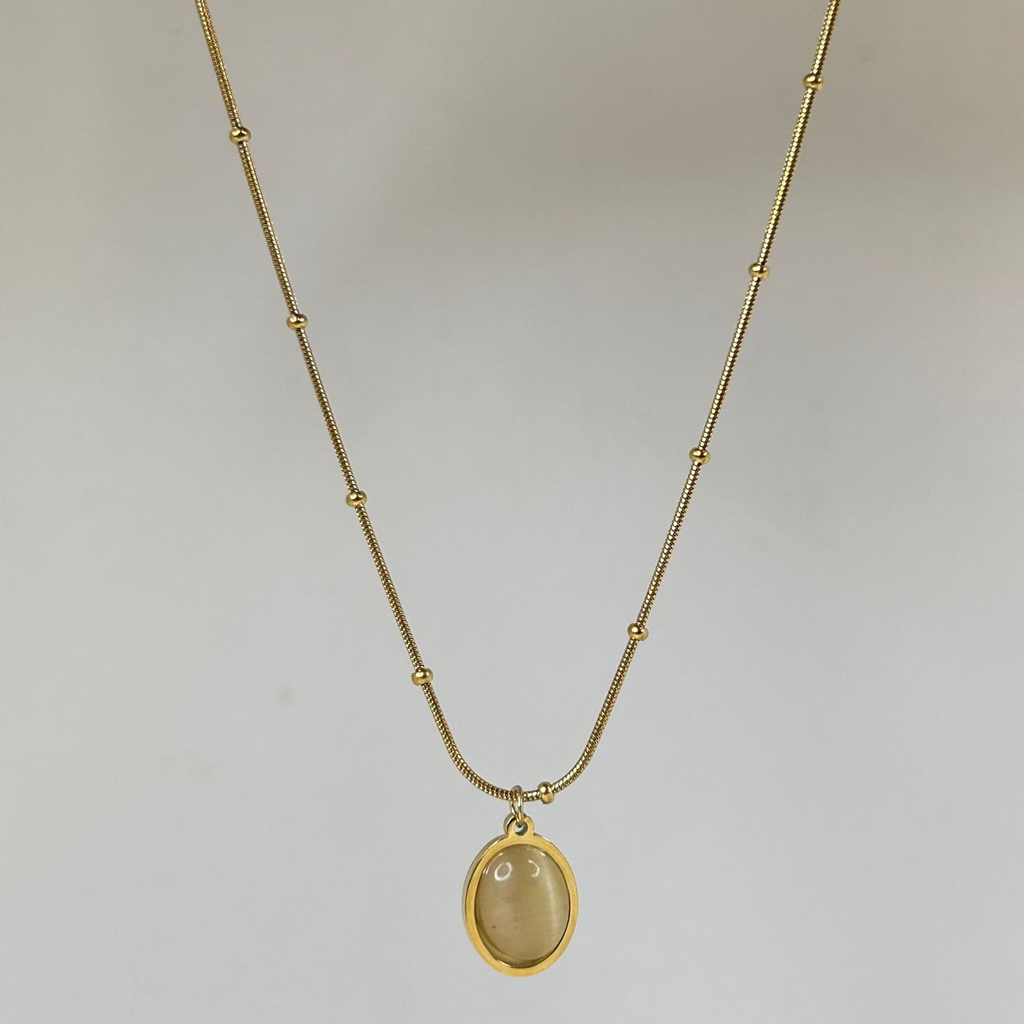 White Opal Necklace