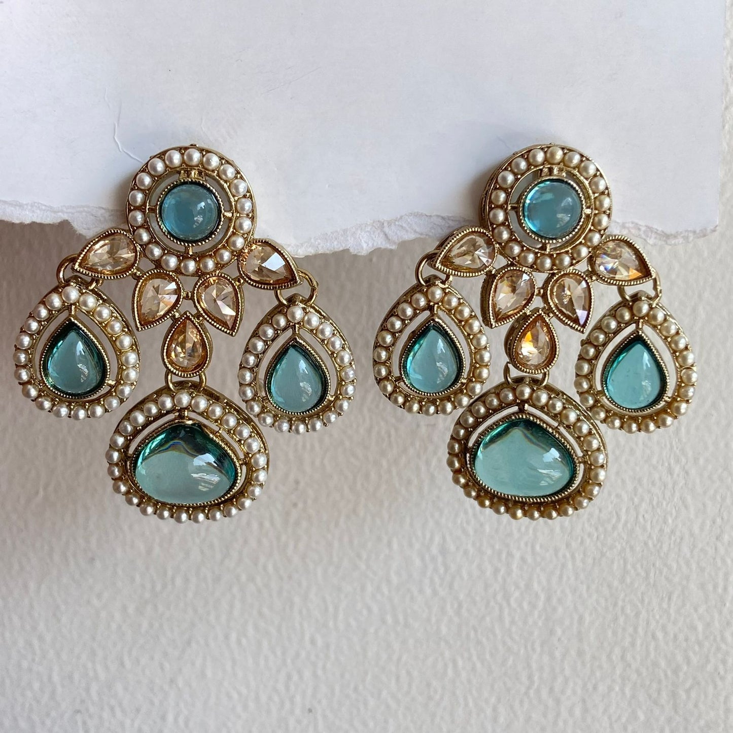 Noor Pakistani Jhumki ( Blue)