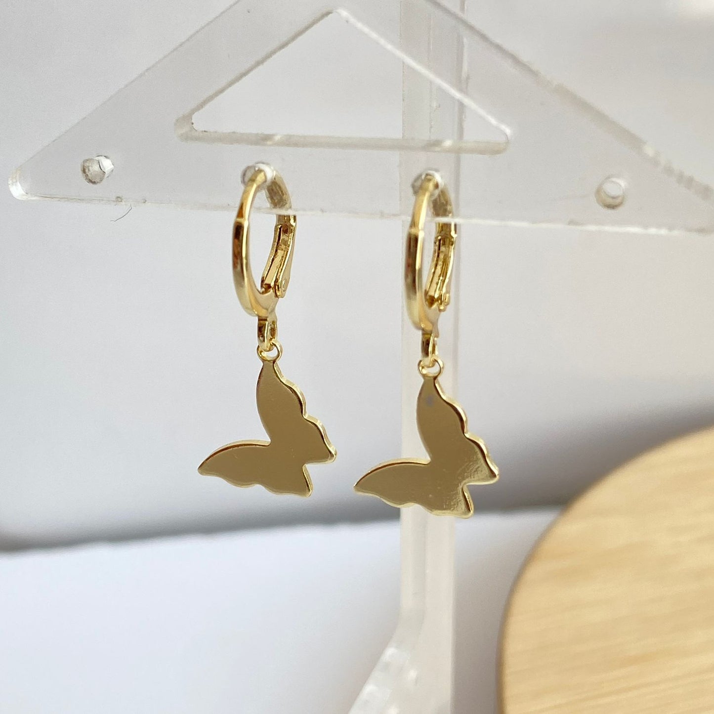 Shallowtail Butterfly Huggies Earrings