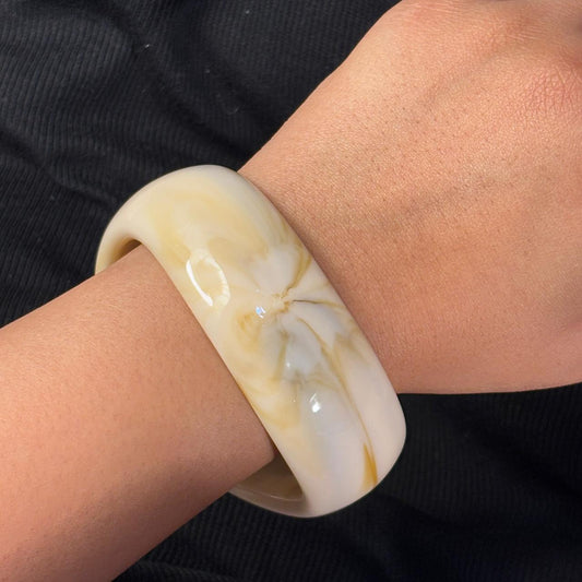 Frothy Resin Bangle