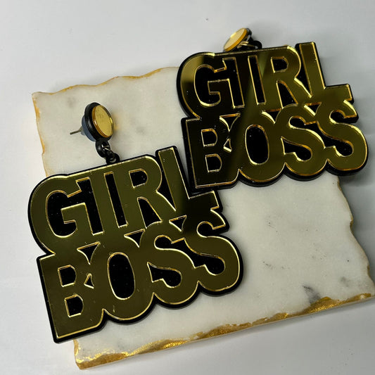 Girl Boss Earrings