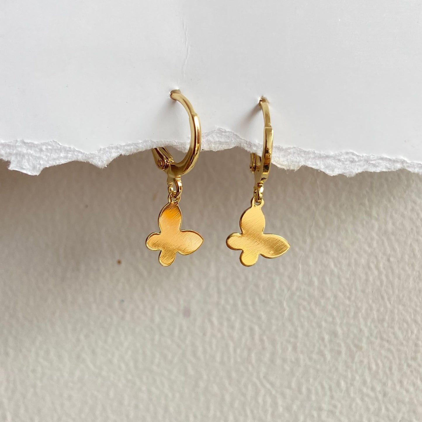 Butterfly Huggies Earrings