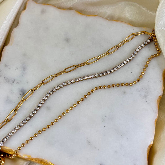 Luster Gold Chain Bracelet