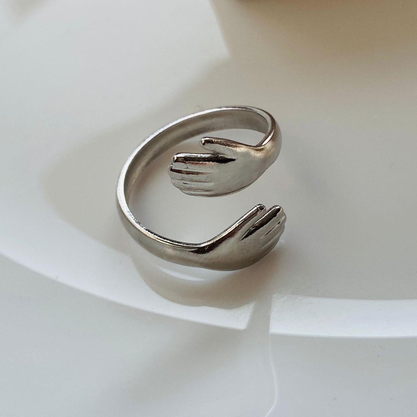 Silver Hug Ring