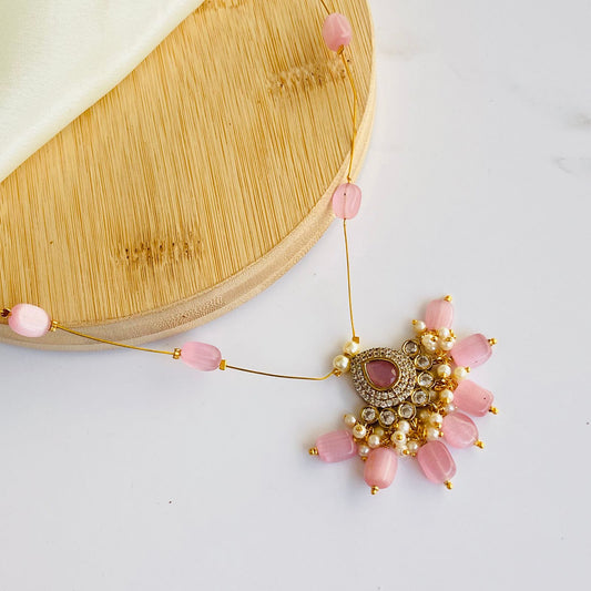 Rose Aralya Invisible Chain Choker Necklace