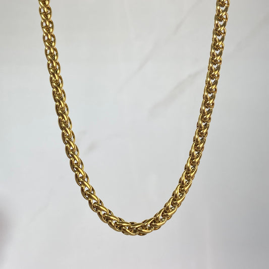 Boxy Link 18K Gold Plated Men's Chain (Thick)