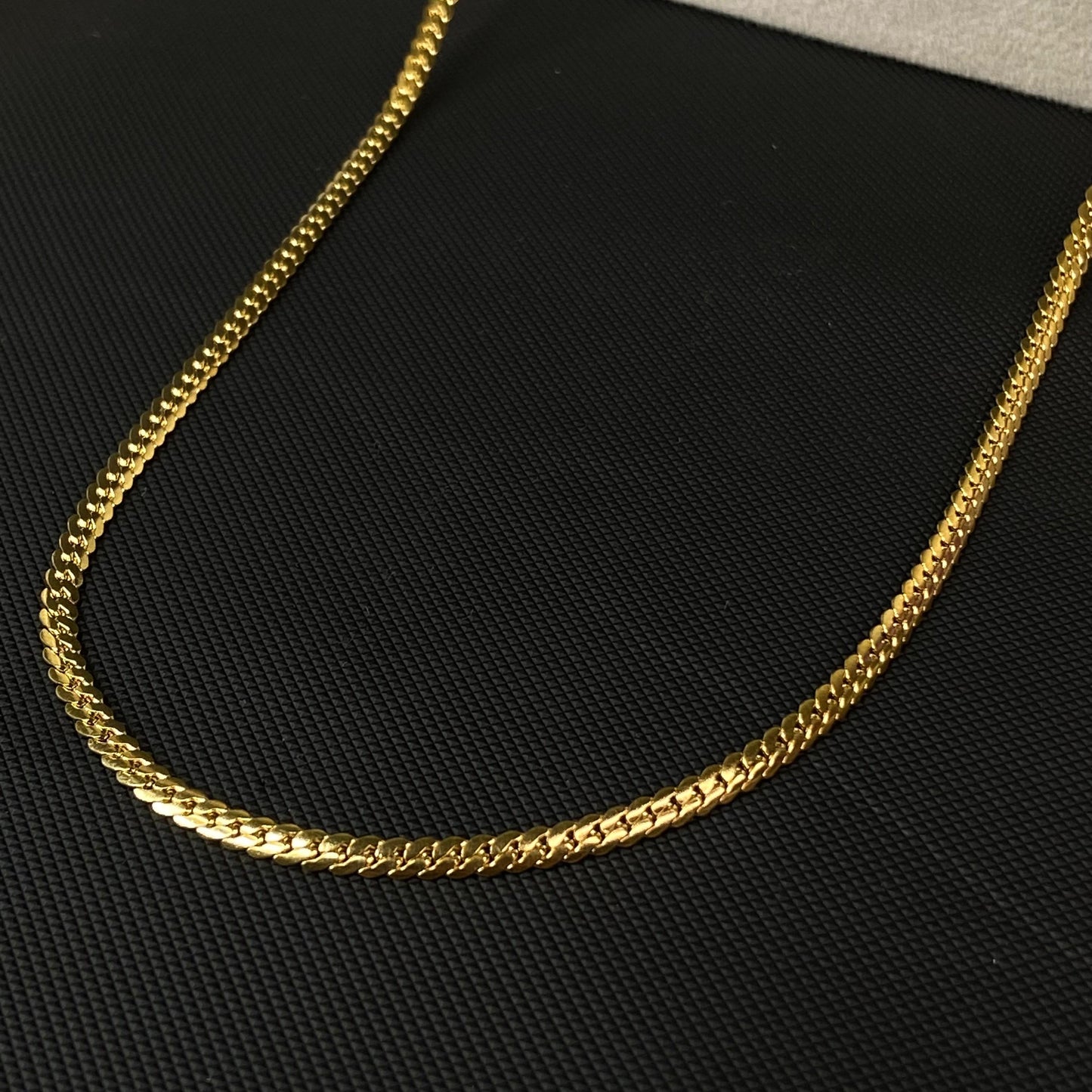 Sigma 18K Gold-Plated Men's Chain 4mm
