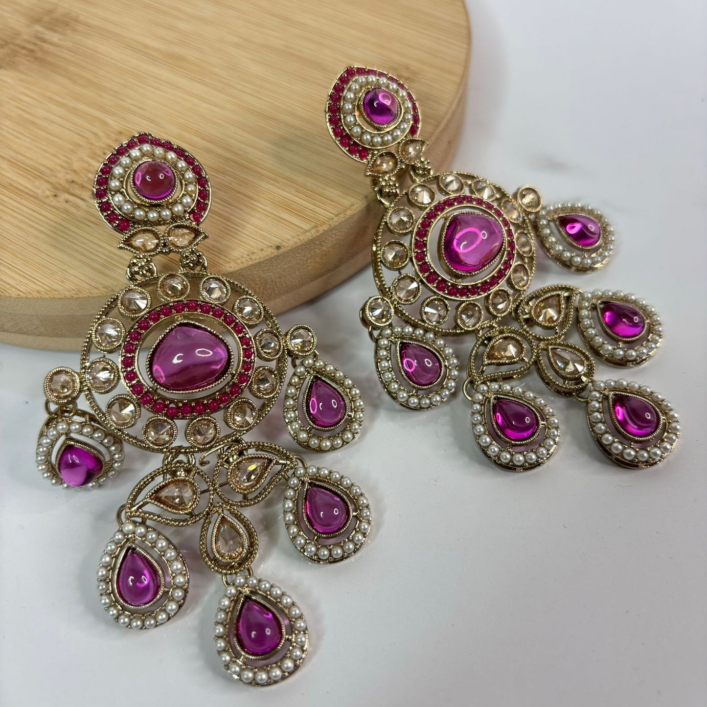 Ishqiya Pakistani Jhumke (Pink)