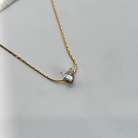 Heartie Solitaire Necklace