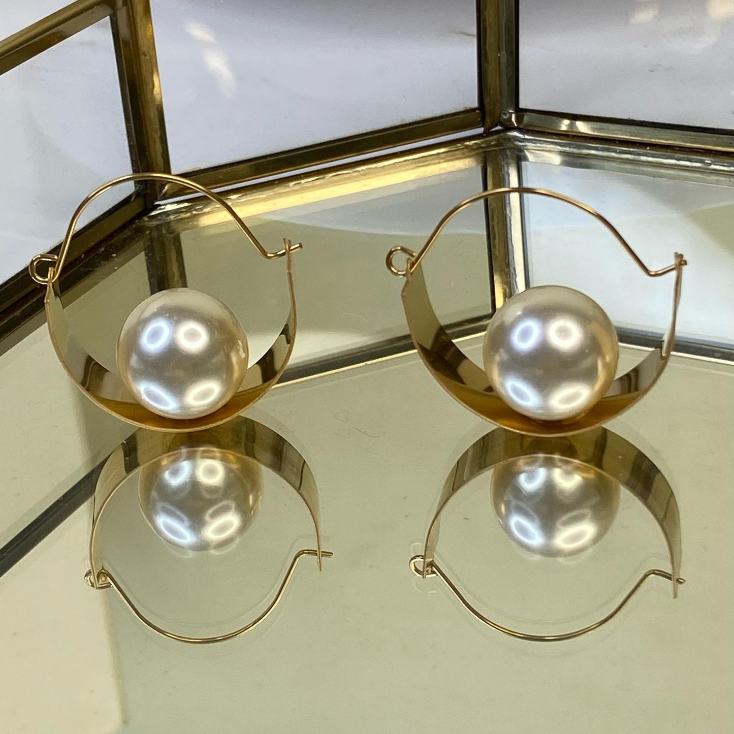 Pearl Bag Earrings