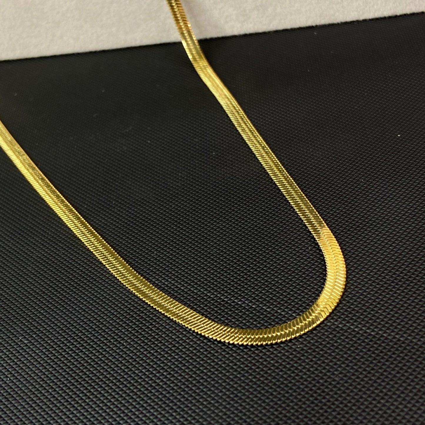Snake 18K Gold-Plated Men's Chain 6mm