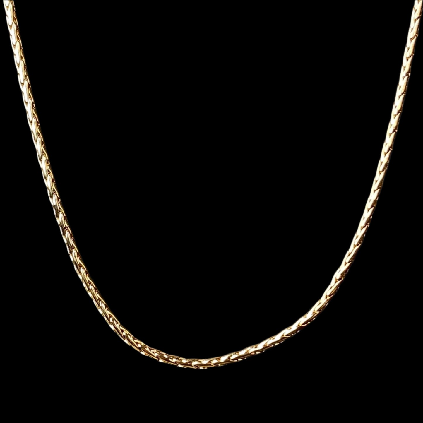 Rattle 18K Gold-Plated Men's Chain 2.5mm
