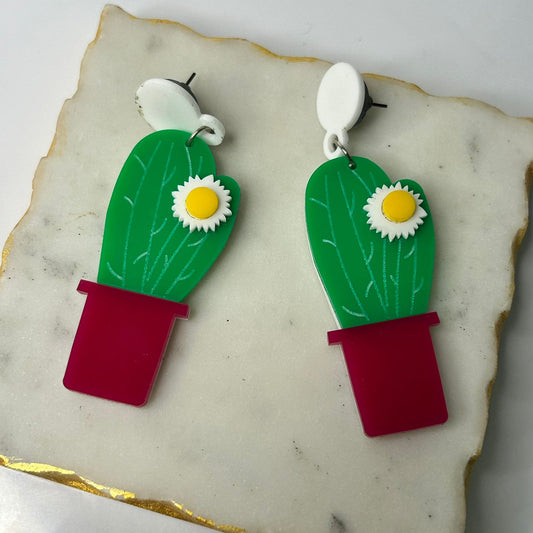 Cactus Earrings