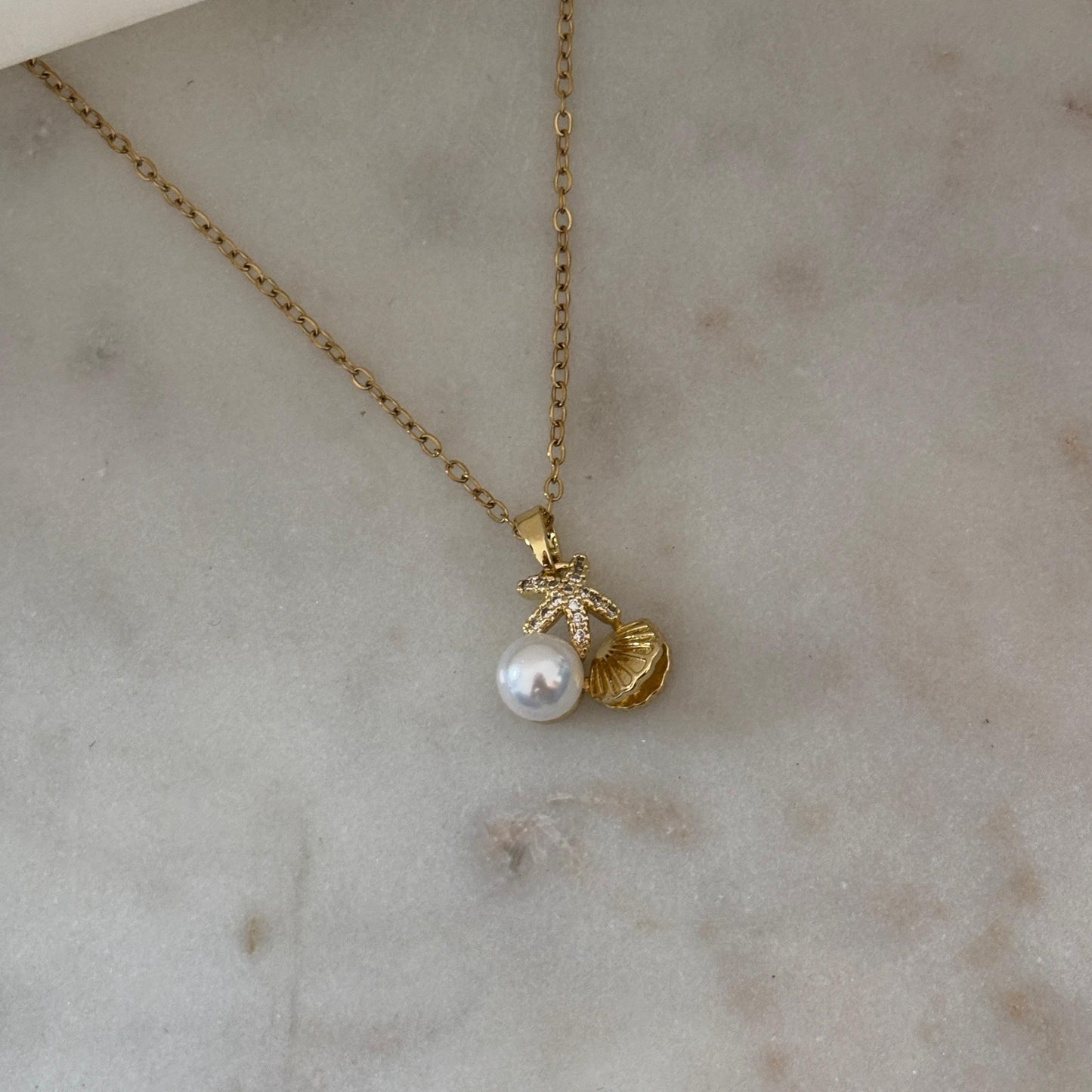 Ocean Pearl Necklace
