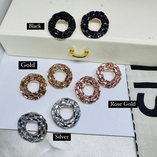 Party Buzz Circle Studs