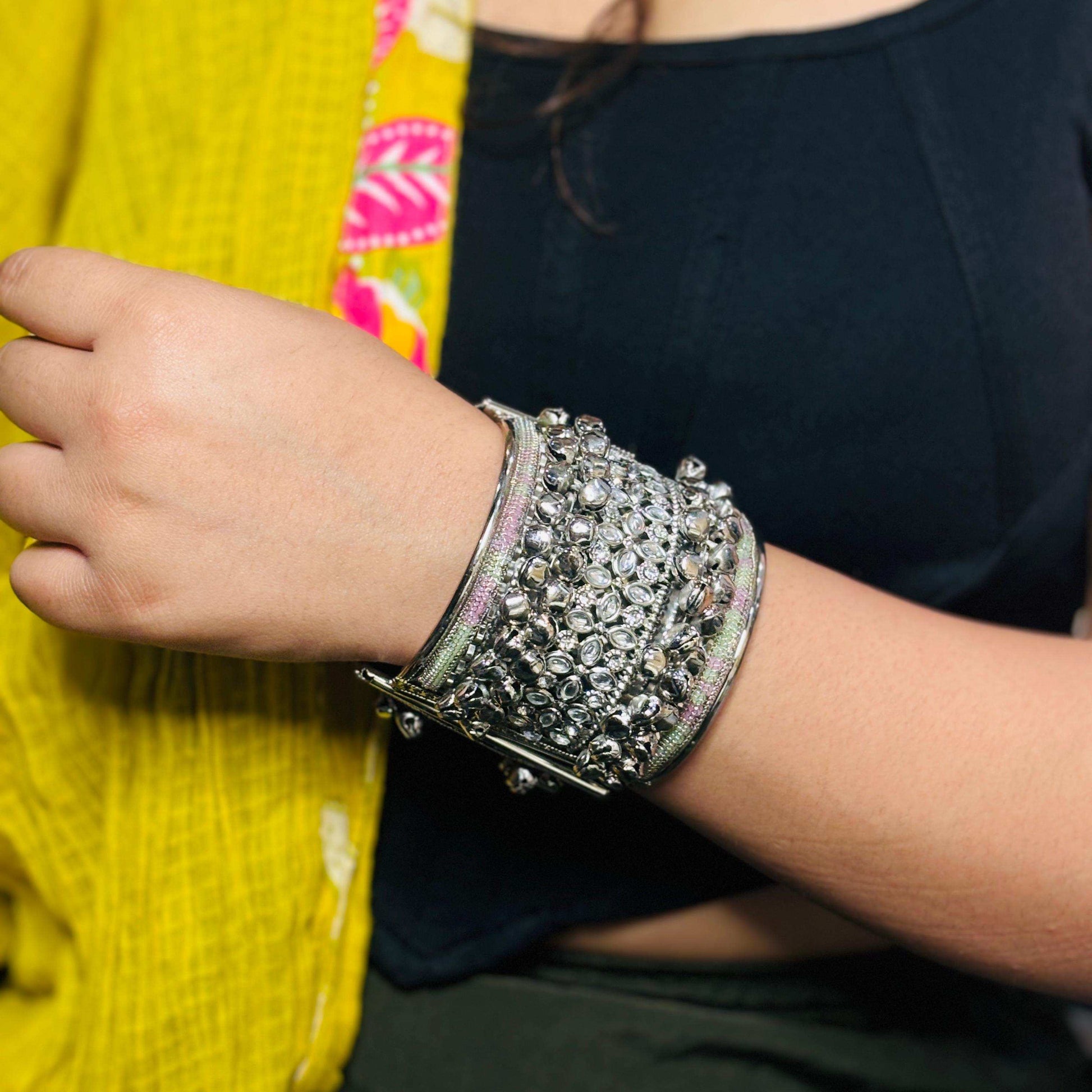 Ghungroo Openable Oxidise Bracelets
