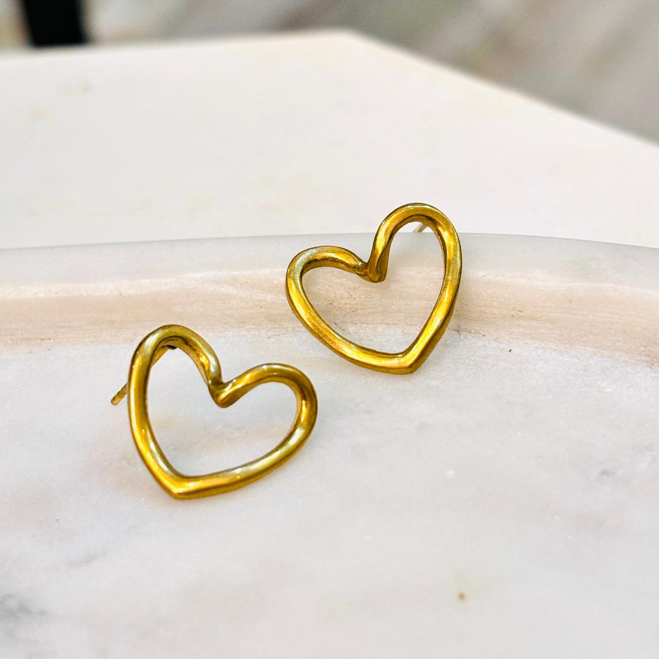 Twined Heart Earrings