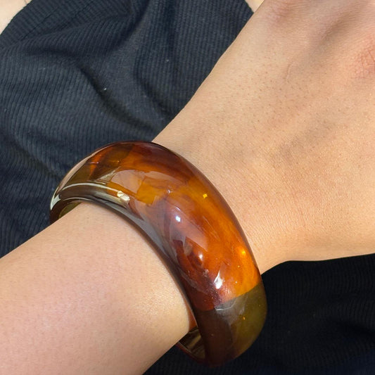 Coffee Resin Bangle