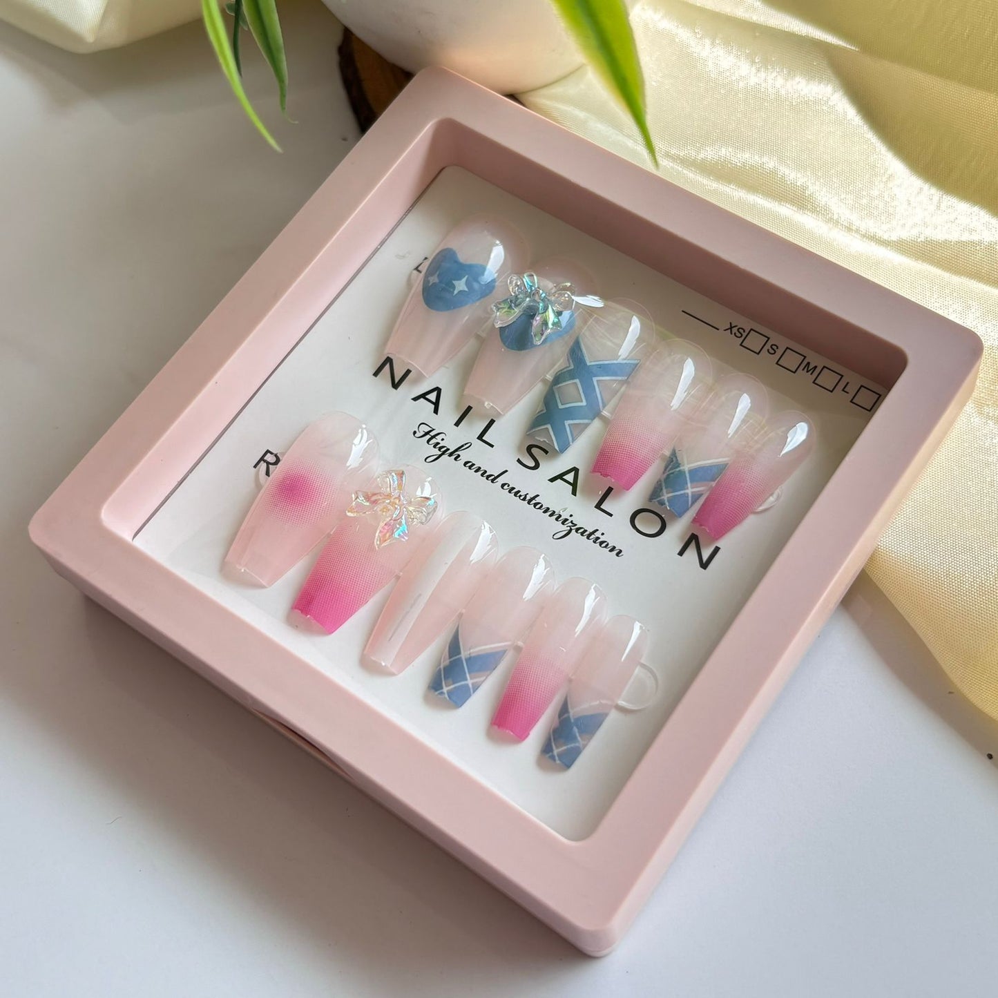 Salon Gel Stick On nails 23