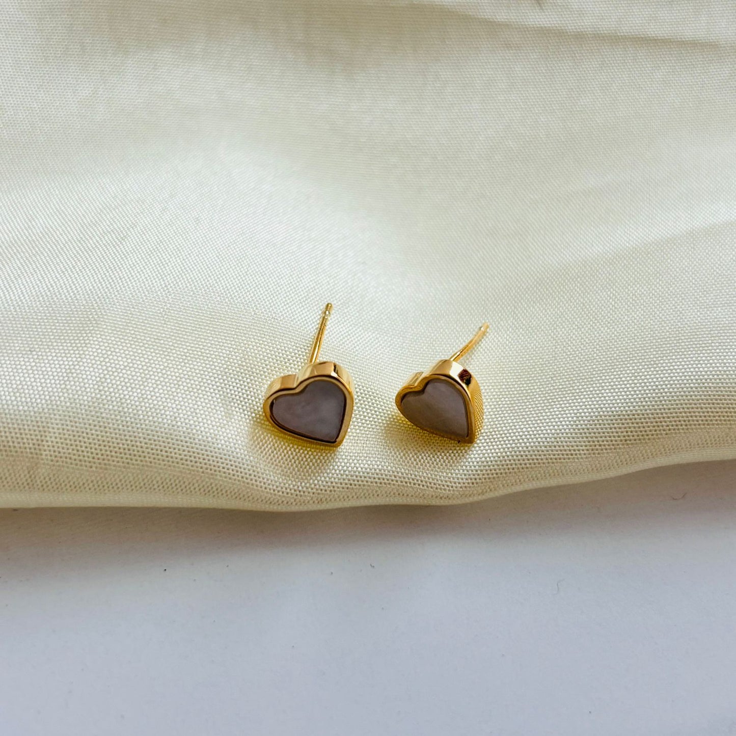 Resin Heart Mini Studs