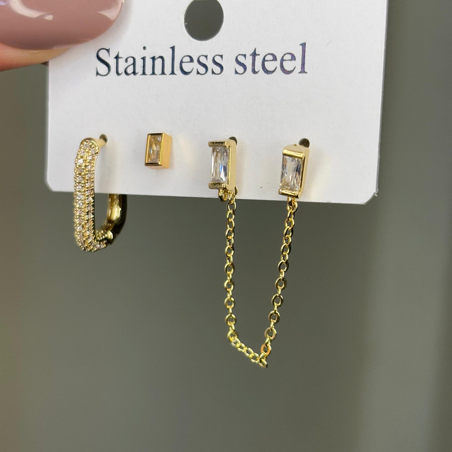 Helix Multi Piercing Ear Combo 016 (925 Silver)