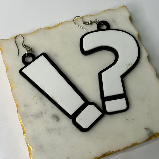 Question Exclamation Earrings