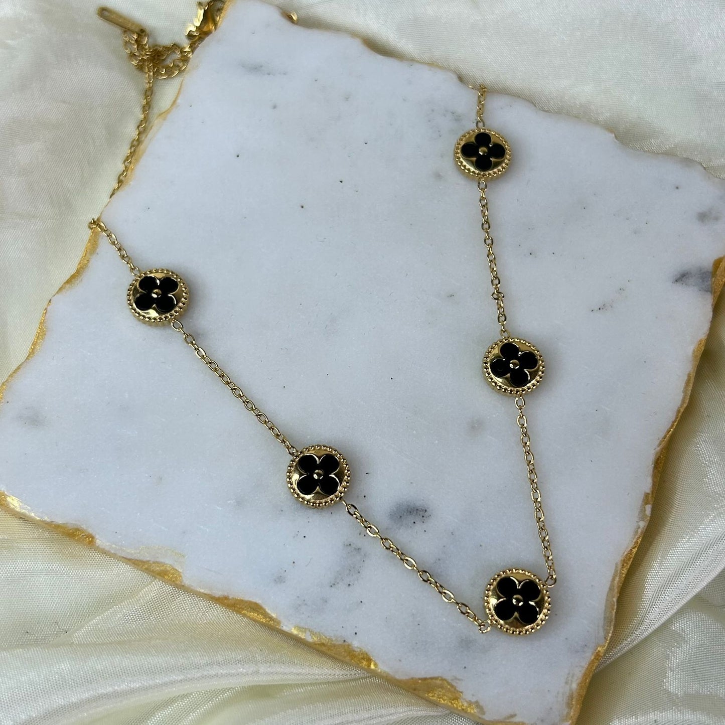 Duality flora necklace