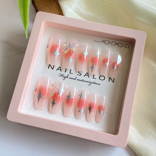 Salon Gel Stick On nails 02