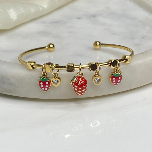 Strawberry Charm Bracelet