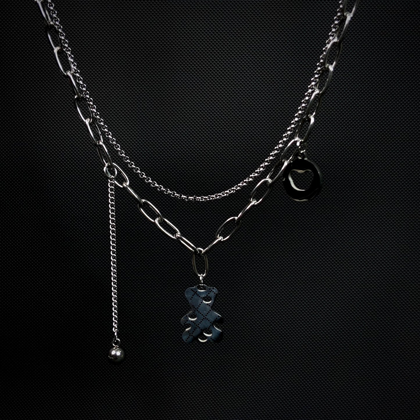 Ted-drip Multi-layered Men's Neckchain