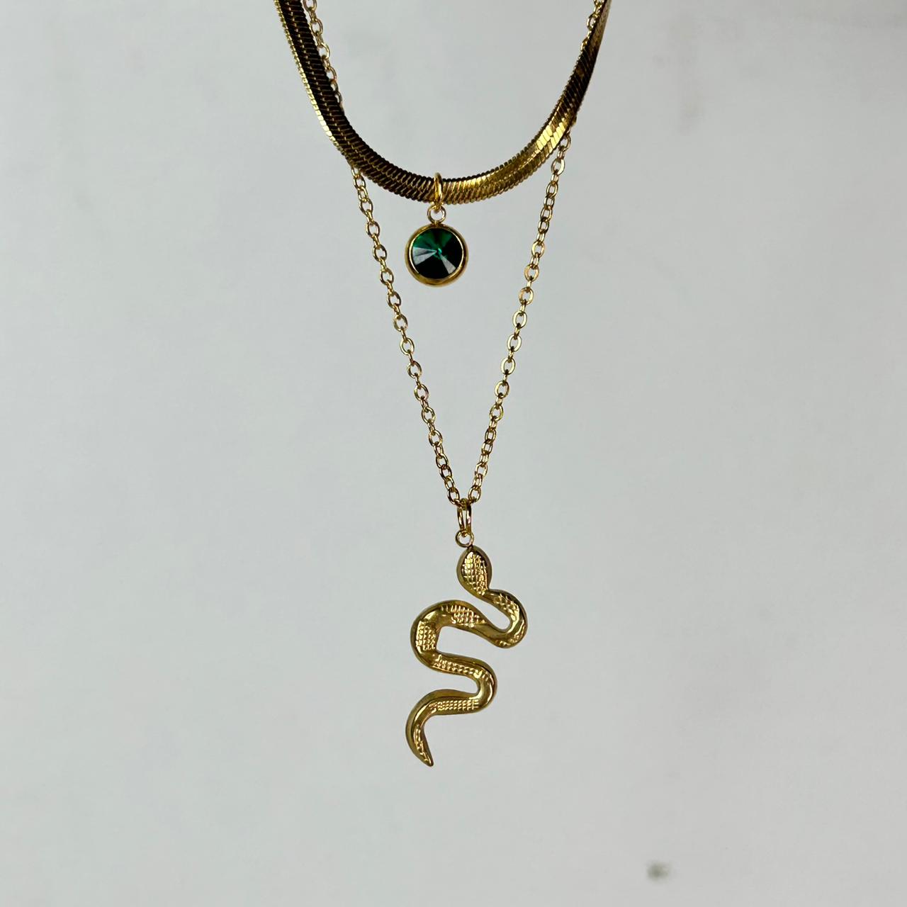 Ivy Snake Necklace
