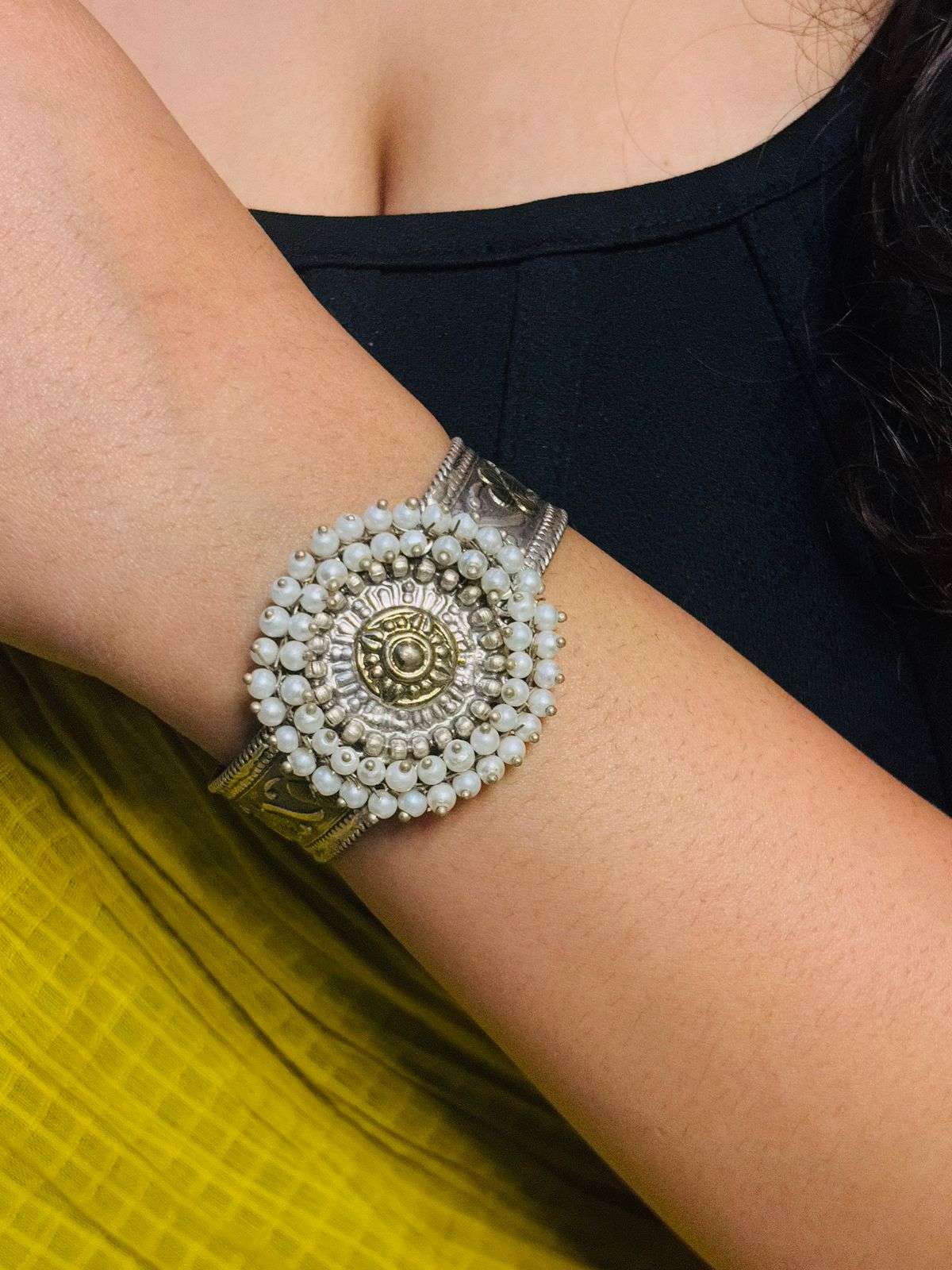 Mehek Dual Tone Fusion Adjustable Kada