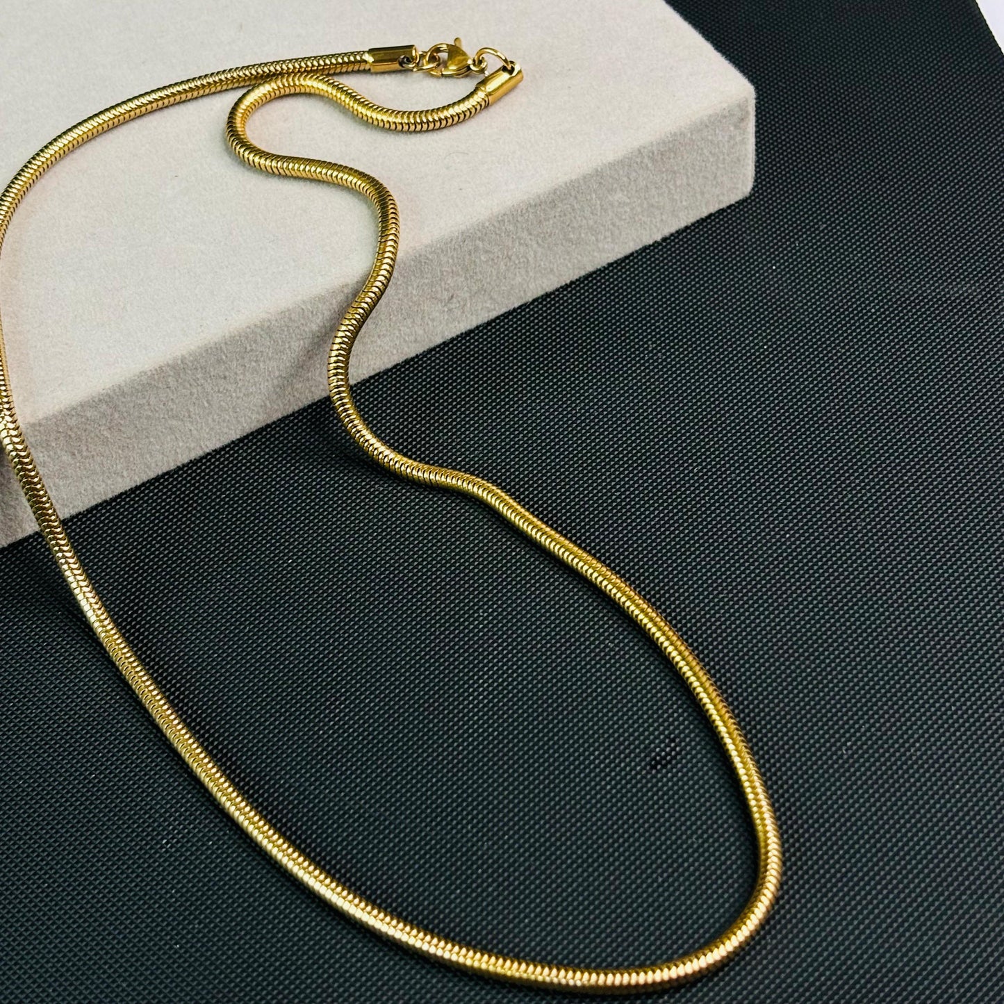 Artemis 18K Gold-Plated Men's Chain 6mm