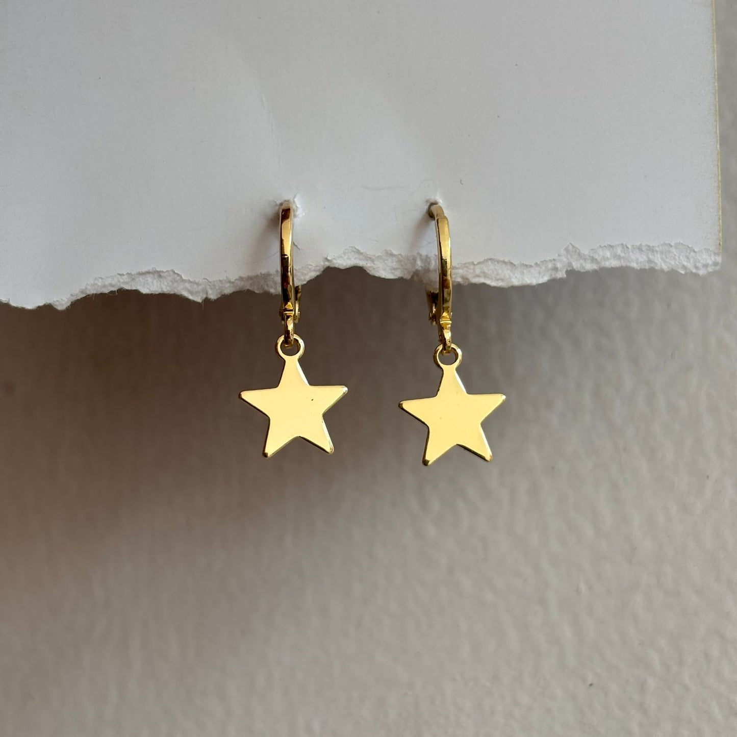Star Huggies Earrings