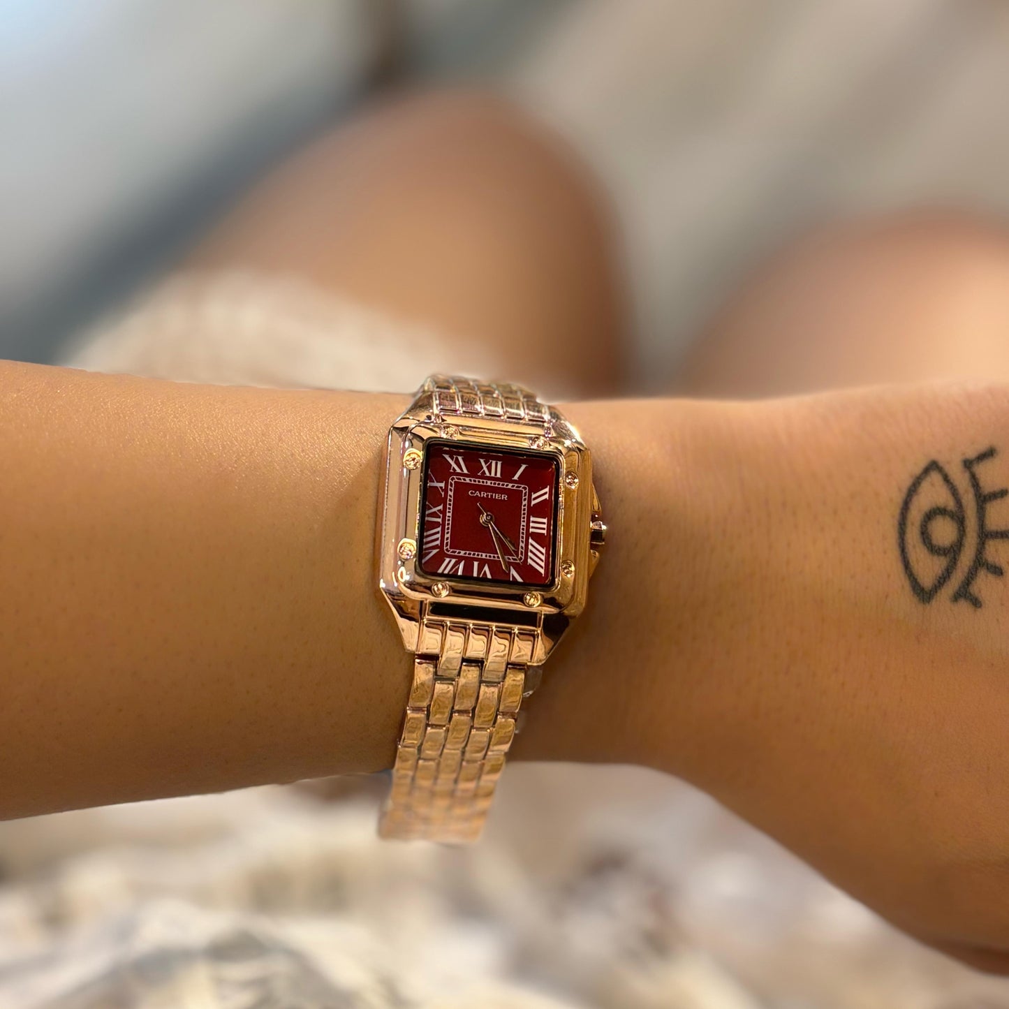 Crtr Red Dial Watch