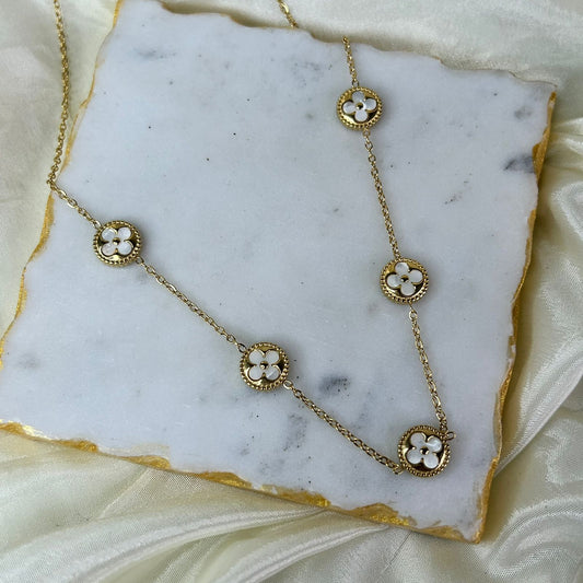 Duality flora necklace